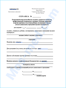 Мед справка о временной нетрудоспособности учащегося Купить справку о временной нетрудоспособности учащегося в Балашихе